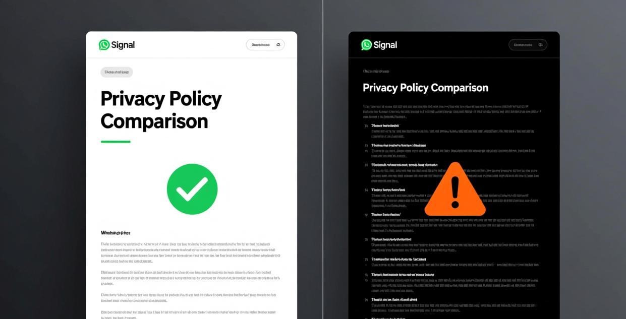 Signal 与 WhatsApp 隐私政策对比