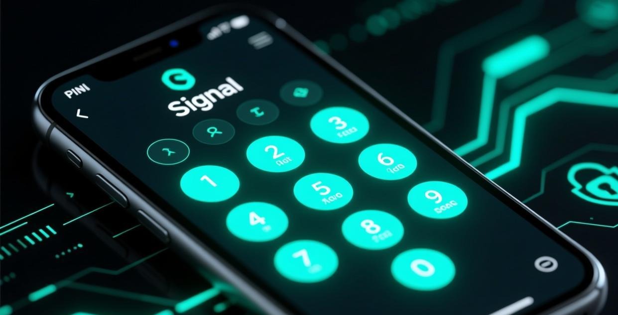 Signal PIN 码锁屏设置
